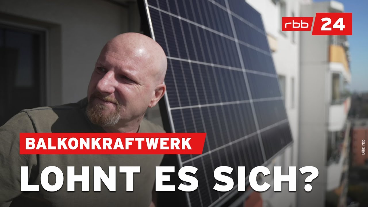 Balkonkraftwerk: So schwierig erhält man die Förderung