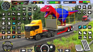 Zoo Animal Cargo Truck Driver - Dangerous Animal Delivery Game 3D - Android GamePlay Heavy Dinosaur🦖