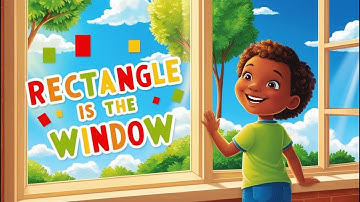 Rectangle Is the Window | Preschool learning fun videos