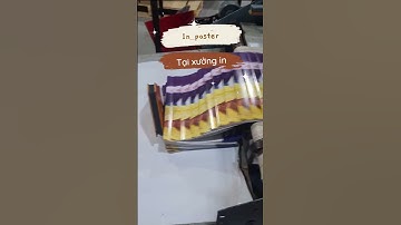 In poster tại xưởng in như thế nào? | In ấn DGPrint #short #shorts