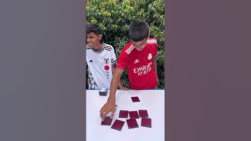 Sulman or Shuvo playing amazing memory matching game. #funny #shorts #funwithbrotherz