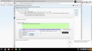 Purchase Order Screencast