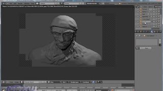 Blender. Урок 15-16: Динамическая топология для скульптуры Blender. Урок 15-16: Динамическая топология для скульптуры