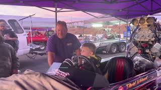 David Wehunt and a Purple Haze racing fan  Enjoy