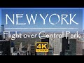 Flight over Central Park. New York drone video 🚁 Полет над Центральным Парком. Нью Йорк