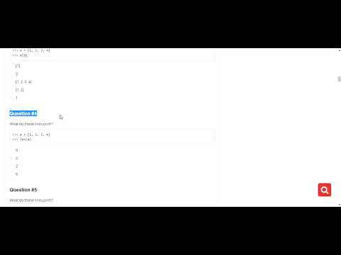 0x03  Python   Data Structures  Lists, Tuples QUIZ