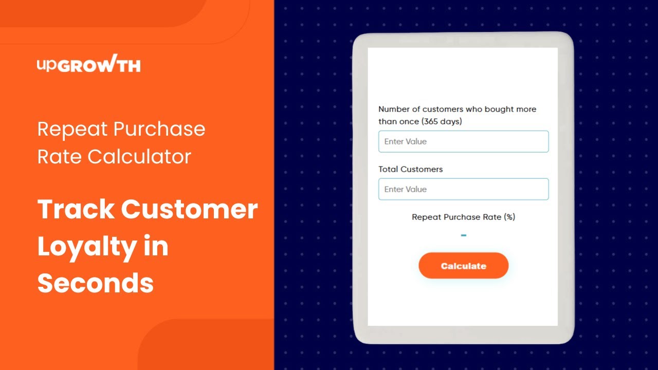 How to Use the Repeat Purchase Rate Calculator to Track Customer Loyalty in Seconds!