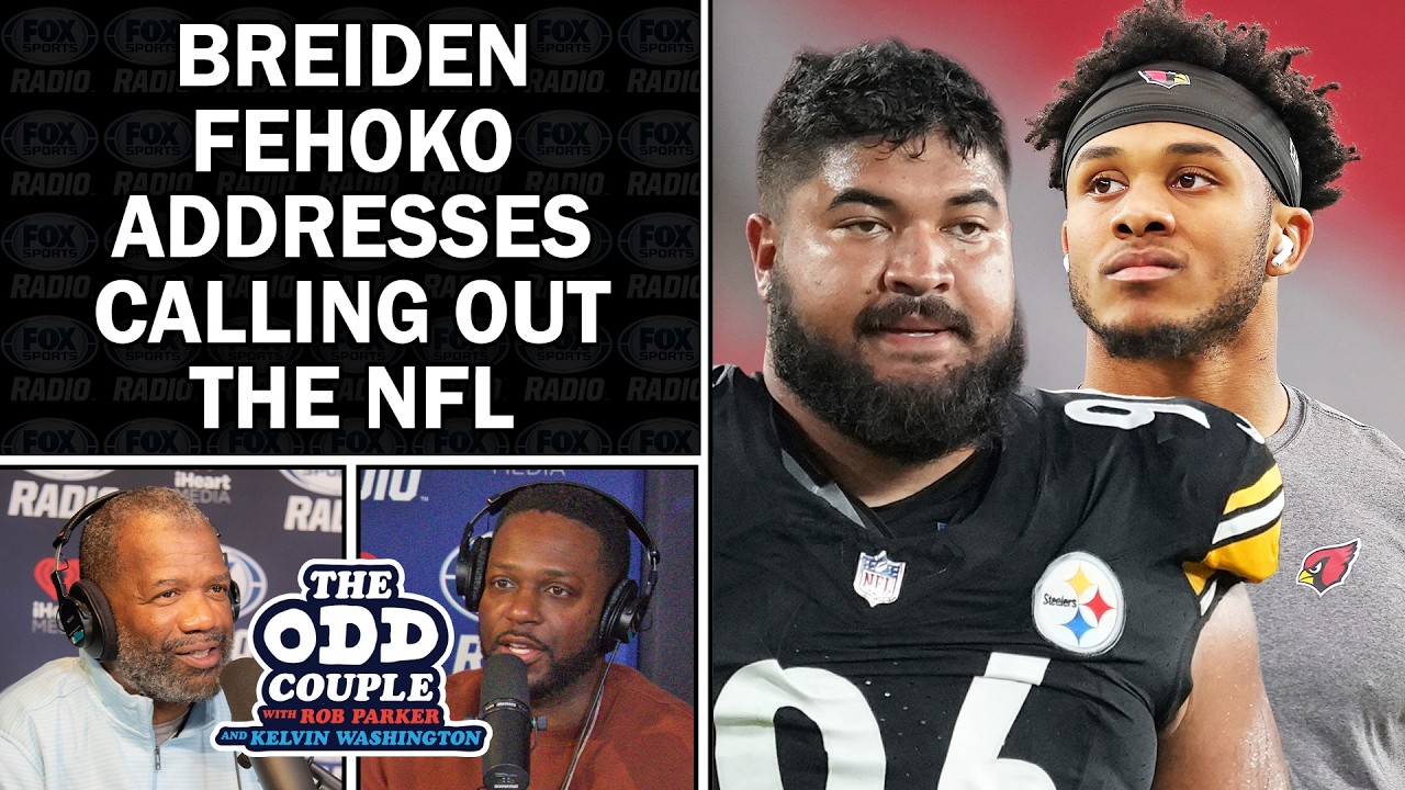 Breiden Fehoko Calls Out the NFL on Mental Health After Rondale Moore’s Death | THE ODD COUPLE