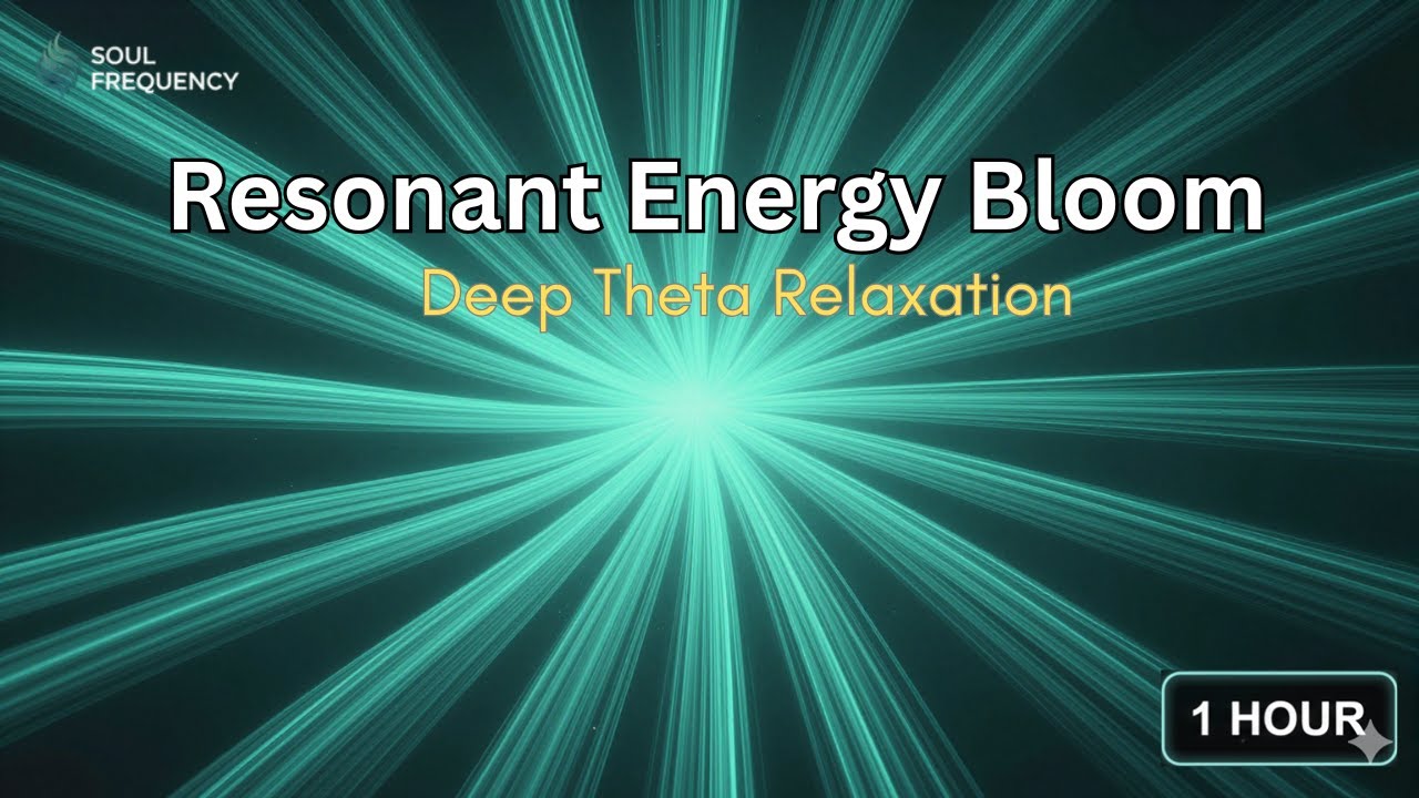 Resonant Energy Bloom • Deep Theta Relaxation (1 HOUR) | 432hz Shimmering Ambient Drone Music
