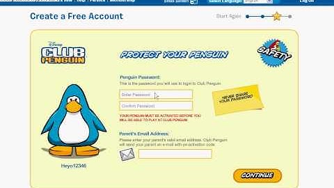 How to make a clubpenguin account and active it.