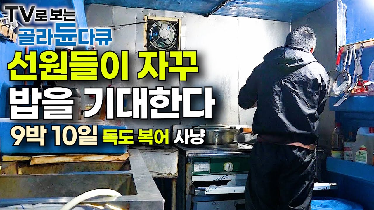 하필 복어잡이배에 취직한 조리장.. 9박 10일 동안 독도에서 눈치 보며 차린 복어 한 끼｜극한직업｜#골라듄다큐