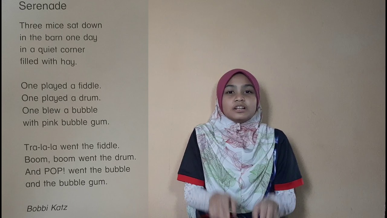 Serenade Poems for English Year 5 YouTube