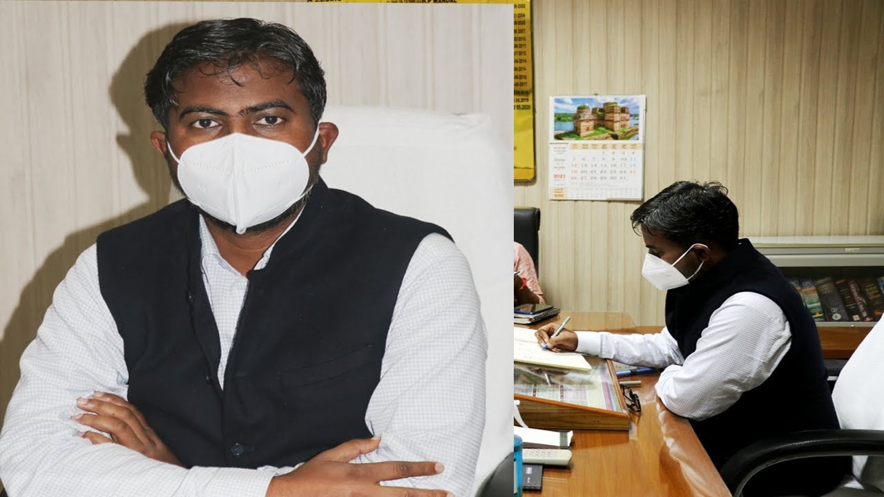 खंडवा कलेक्टर अनूप कुमार सिंह ने प्रभार ग्रहण किया। Collector Khandwa, Government of Madhya Pradesh