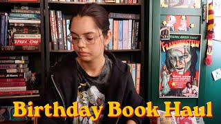 a very chill birthday book haul Update