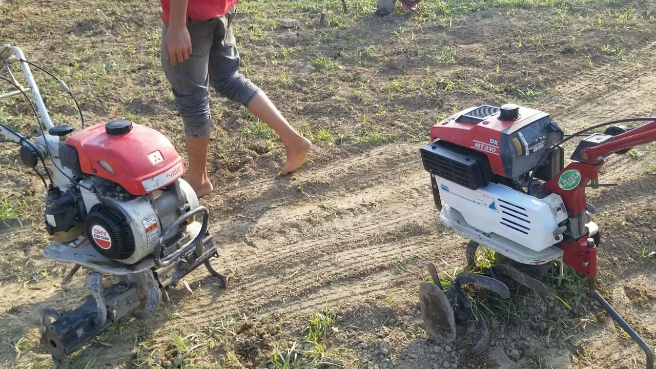 tets máy yanmar mt 310 & mitshubishi mm305 cho bà con... - youtube