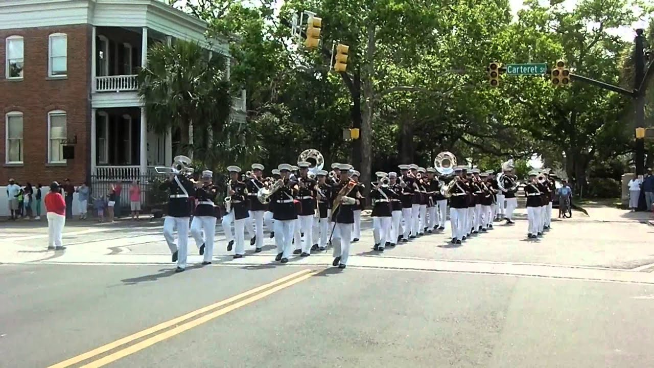 Parris Island Marine Band at Beaufort's Memorial Day Parade