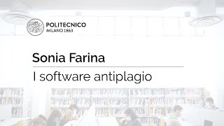 I software antiplagio (Sonia Farina)