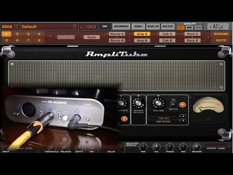 M-AUDIO Fast Track - Configurazione con AmpliTube 3