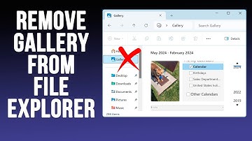 How to Remove the Gallery Section form File Explorer in Windows