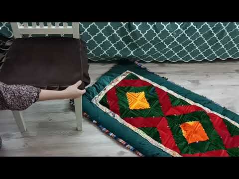 Фартук для стула За 15 минут.Орындыққа чехол тігеміз! Фартук для стула За 15 минут.Орындыққа чехол тігеміз!