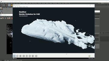 How to create snow on realflow 10 & Rendering krakatoa in C4d - Maya