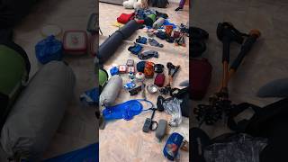 Что брать с собой в горы в многодневный трэк!!! Рюкзак 12.8кг все самое легкое!