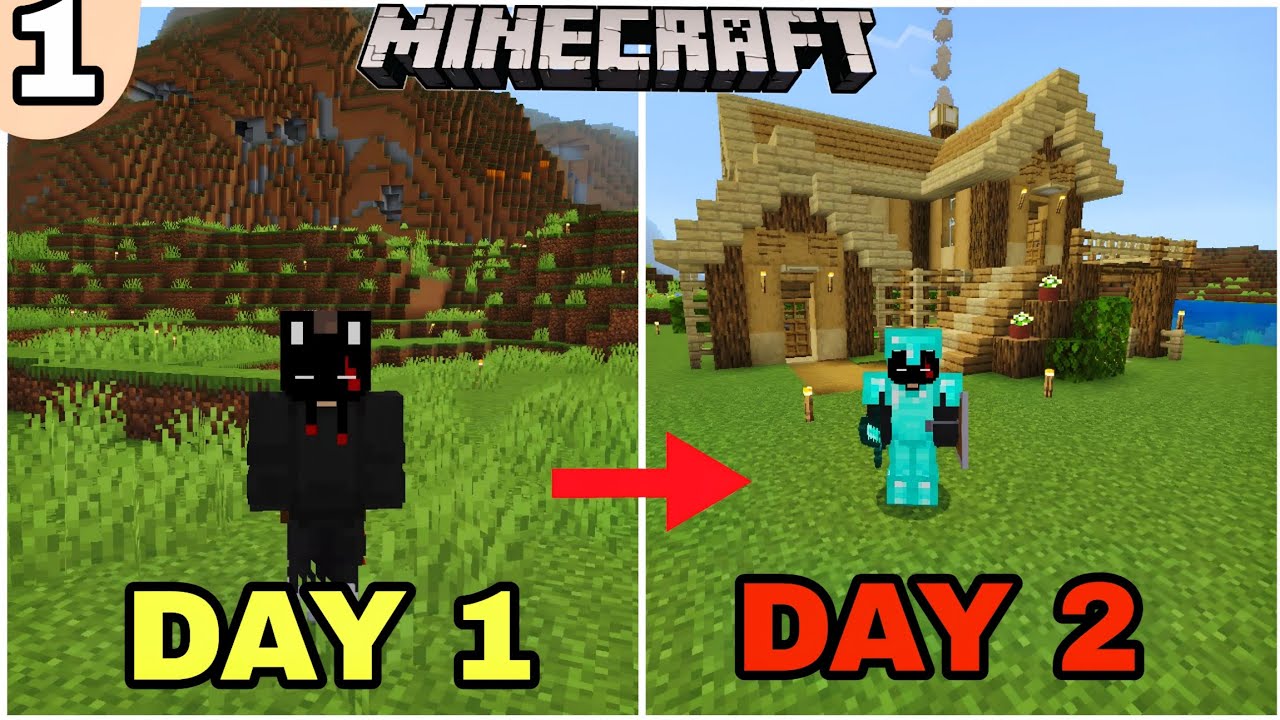 Minecraft PE Survival Series Bangla | Ep 1 | OP Survival Base & Armor ...