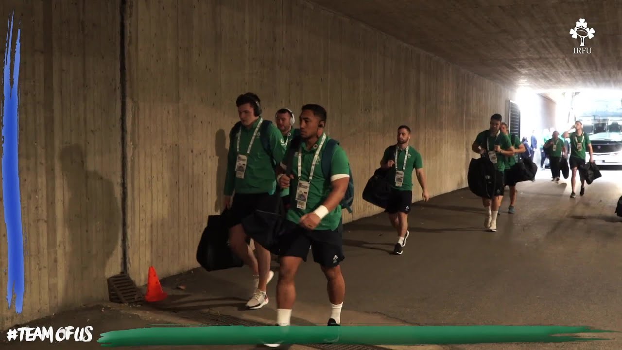 ulster bank Irish Rugby TV: Italy v Ireland Tunnel Cam