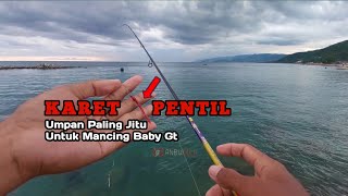 ULtralight Fishing ⁉️ Umpan Mancing Dari Karet Pentil Memang Killer