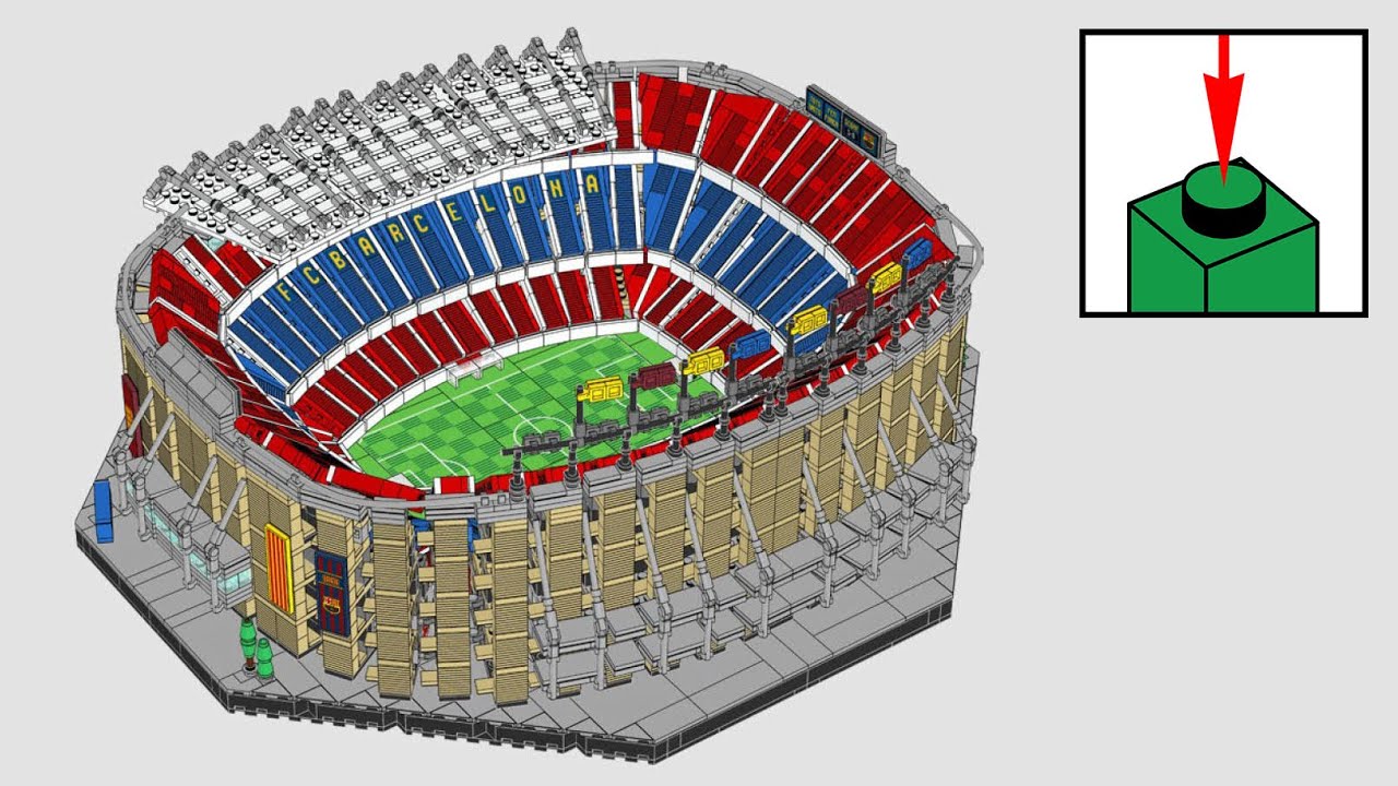 LEGO Creator Expert 10284, Camp Nou – FC Barcelona - инструкции по сборке