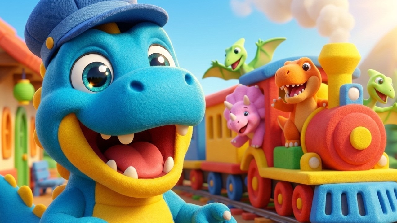 🚂 El Tren de los DINOSAURIOS + La GRANJA de Animales 🐮 | Canciones Infantiles REX (Mix)