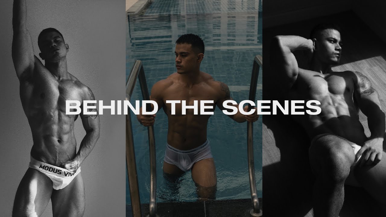 Male Model Underwear Photoshoot | Behind The Scenes - YouTube