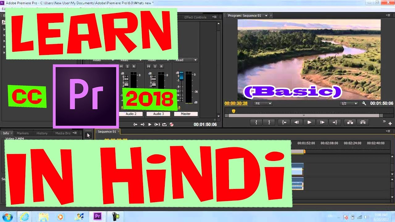 Learn Basics of Adobe Premiere Pro in Hindi | Premiere Pro Tutorial in ...