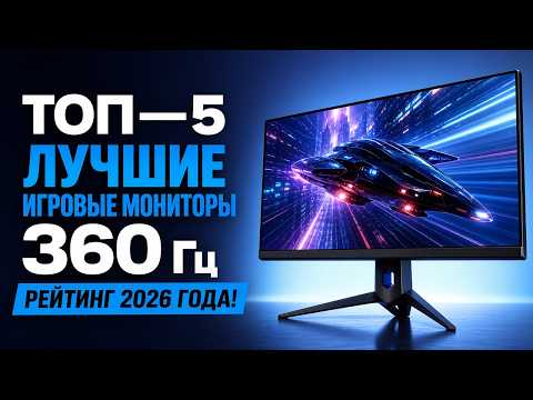 ТОП—5. Лучшие игровые мониторы 360 Гц. Рейтинг 2026 года!