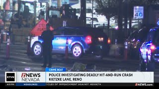Reno Police looking for driver involved in deadly hit-and-run crash