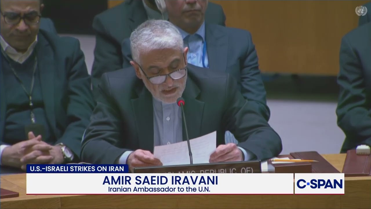 Iranian Ambassador Condemns Attacks by U.S. & Israel at UN Security Council Meeting