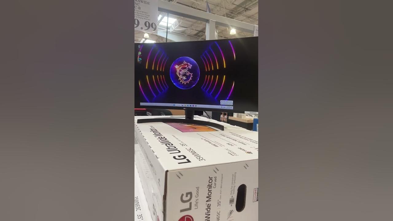 Monitors for PC's and TVs at Costco YouTube