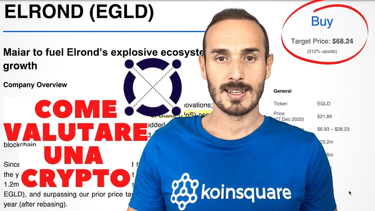 Come valutare una CRYPTO 🎯 ELROND & Maiar