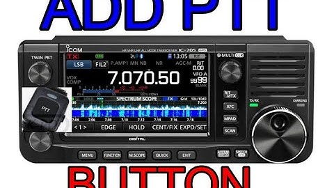 ICOM IC-705  Add Transmit Button