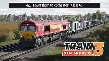 TSW3 | 4Z61 Faversham to Rochester | Class 66 (AWS/DSD ON) | Southeastern Highspeed