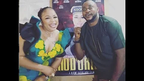 Odunlade Adekola Surprise Kemi Afolabi & Fans As He Storms Cinema To Watch Modorisa