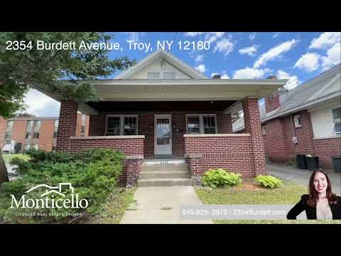 2354 Burdett Avenue, Troy, NY home video tour