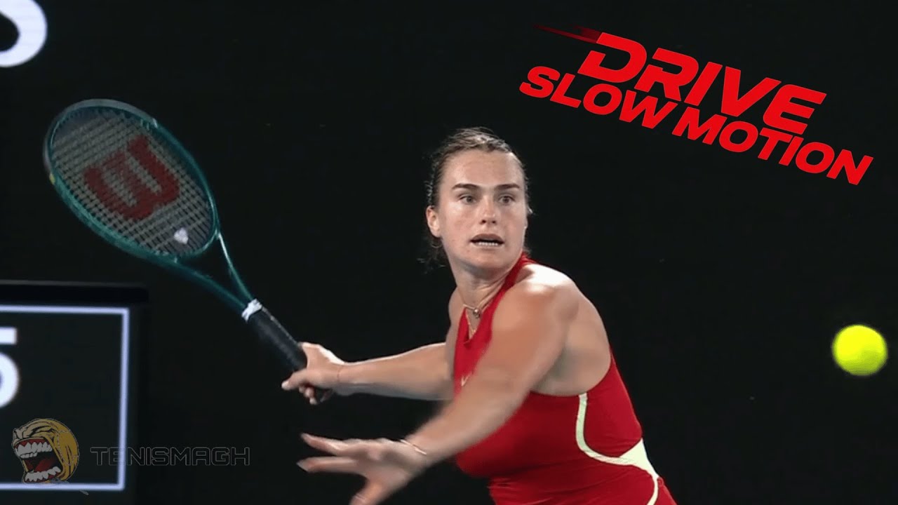 🔥Sabalenka Drive en Slow Motion | Agarre Semi-western 🎾