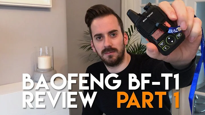 Baofeng T1 Review Part 1 - Review, Test & Programming