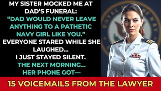 My Sister Mocked My Navy Uniform at Our Dad’s Funeral – She Didn’t Know I Held His Real Will