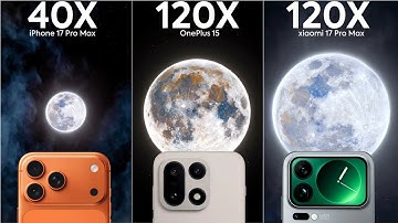 OnePlus 15 vs iPhone 17 Pro Max vs Xiaomi 17 Pro Max Live Zoom Test Comparison