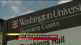 Washington University, SLU move up in college rankings