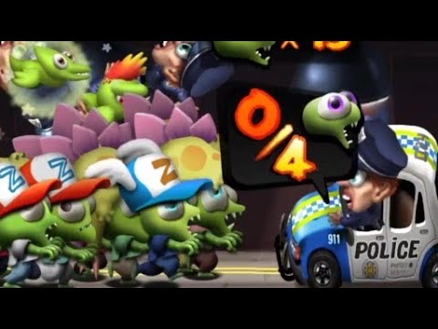 Zombie Tsunami 80 Cop Challenge - Epic Police Zombies Showdown! - YouTube