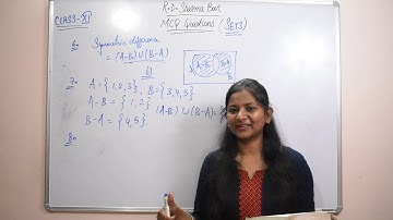 R.D Sharma Mcq solutions of class 11 Math (Sets)