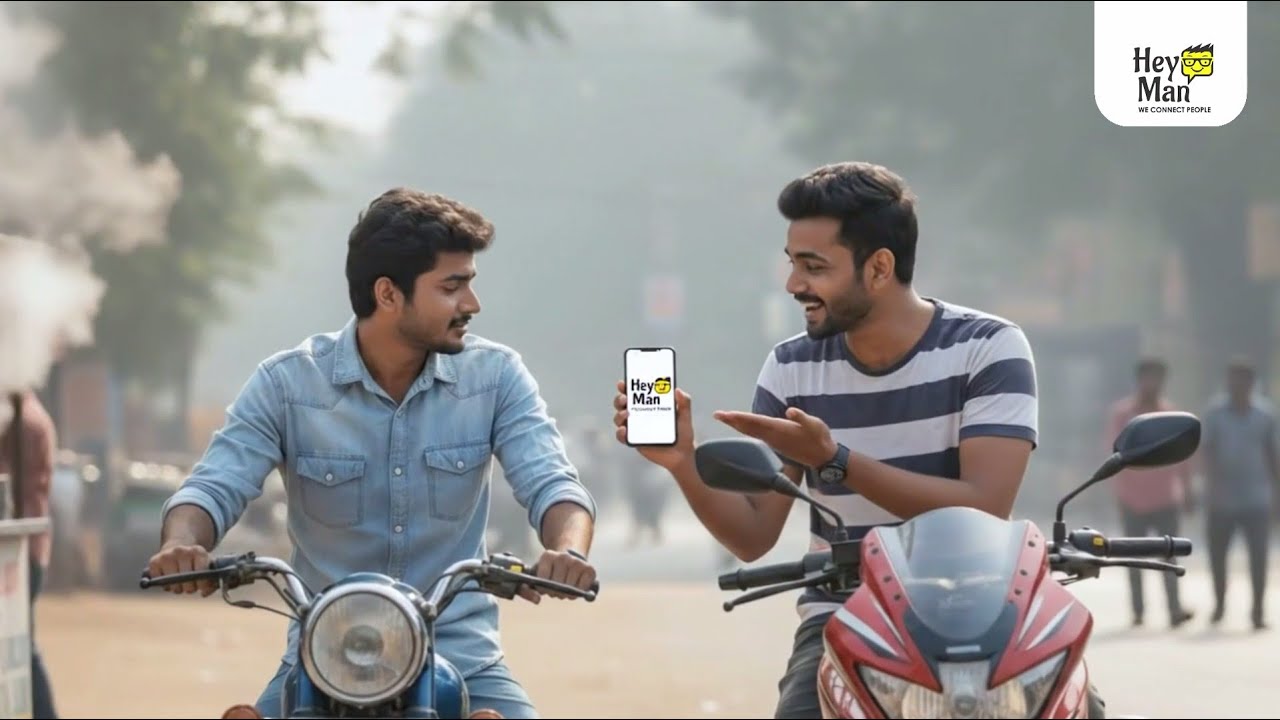 Bike Ride Sharing App Ad Video | AI Telugu Ride App Commercial